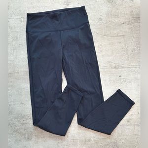 Whisper leggings M with slits on back legs - greyish blue